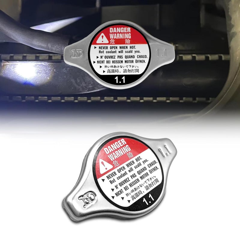RBOKO 19045-PAA-A01 Radiator Cap, Compatible with 1994-2006 Honda Accord 1992-2005 Honda Civic 1997-2005 CRV 1995-2007 Odyssey 2003-2008 Pilot, Radiator - Image 1